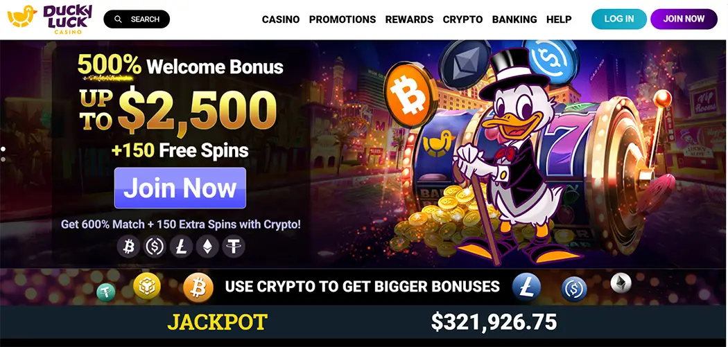 DuckyLuck online casino