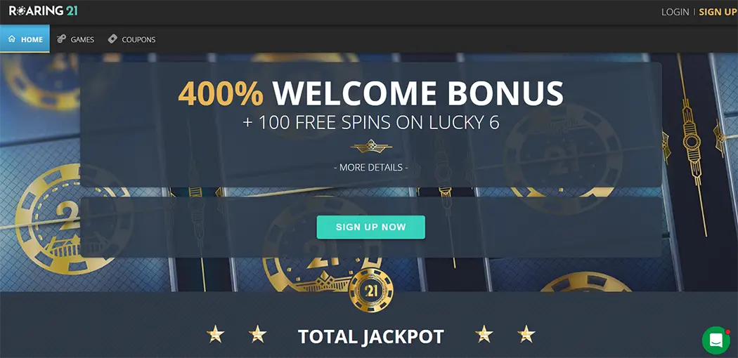 Roaring 21 online casino